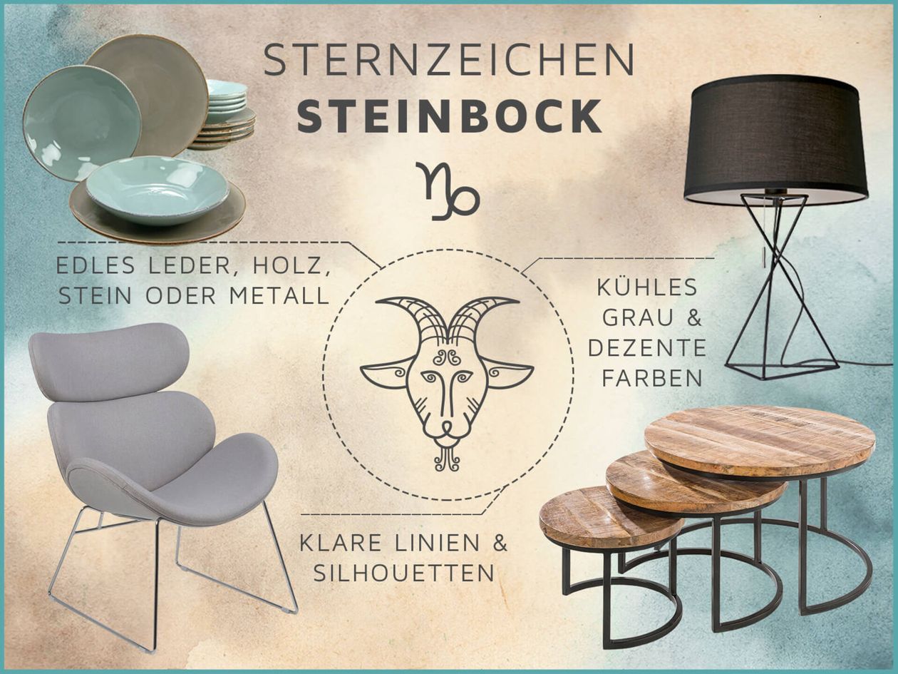 Teaser: Einrichten nach Sternzeichen Steinbock