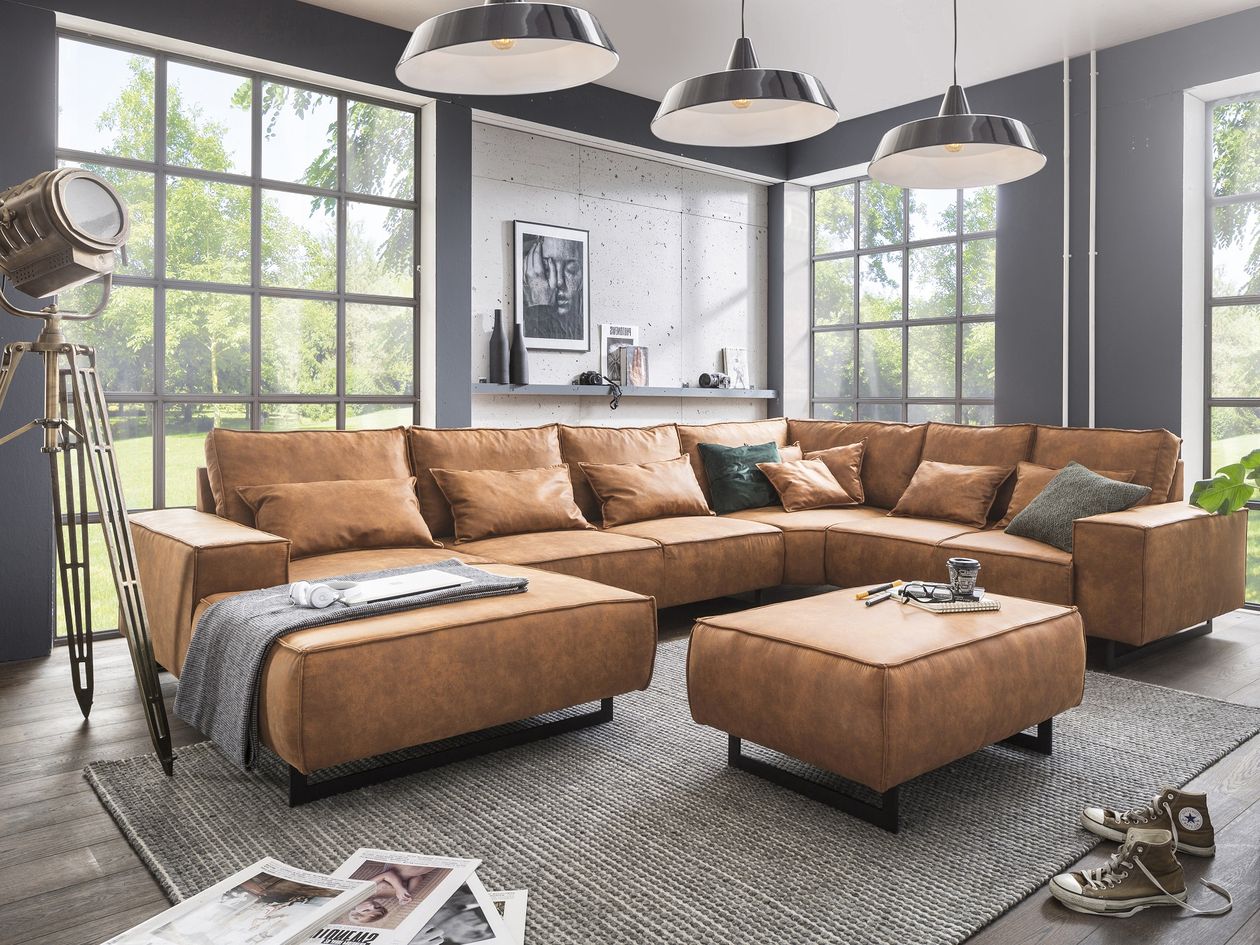 Magazinbeitrag "Industrial-Style": Wohnzimmer im Fabrik-Look
