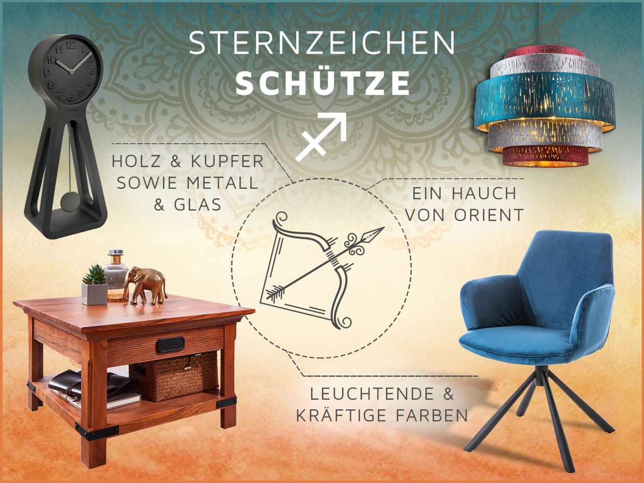 Teaser: Einrichten nach Sternzeichen Schütze