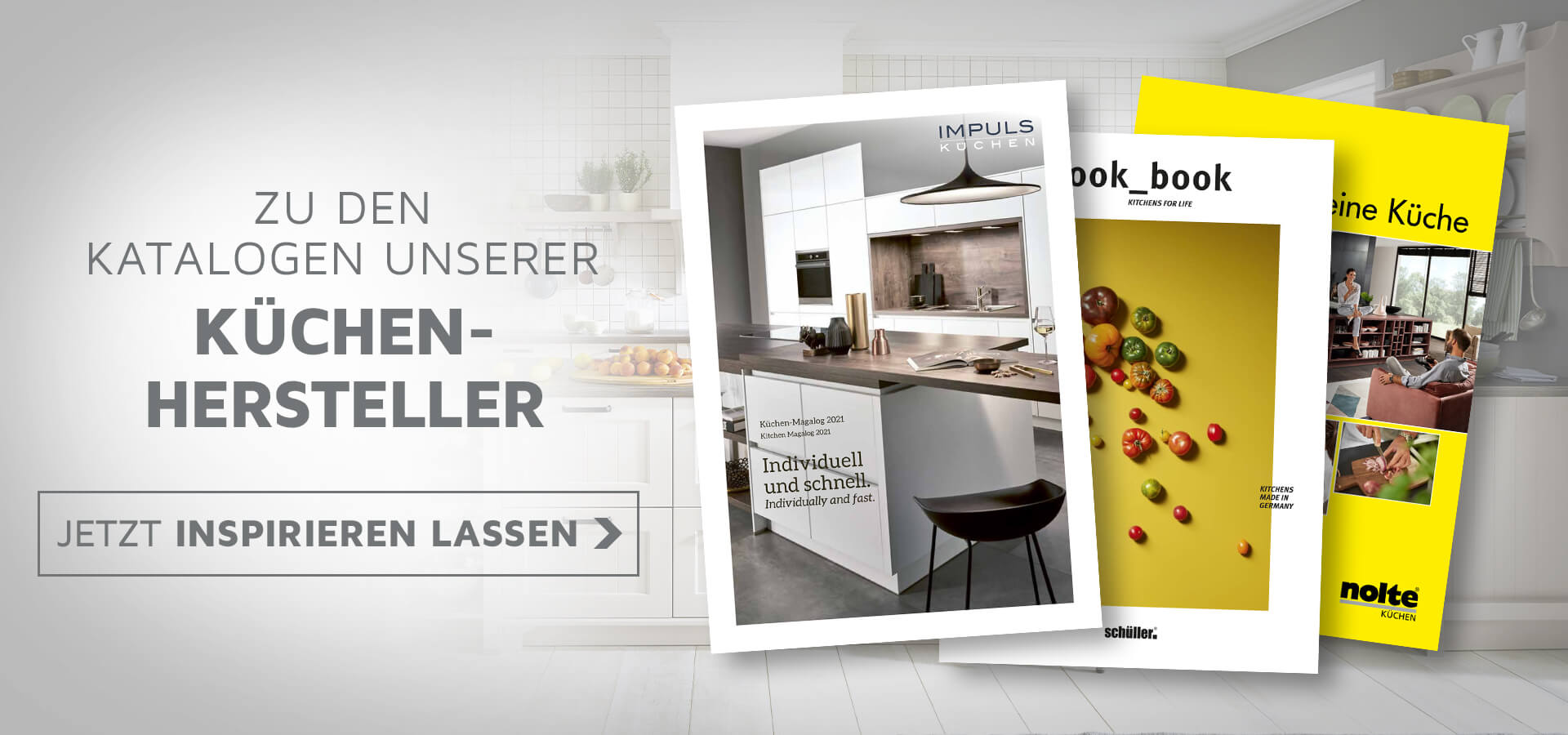 Teaserbild: Küchenkataloge der Küchenhersteller