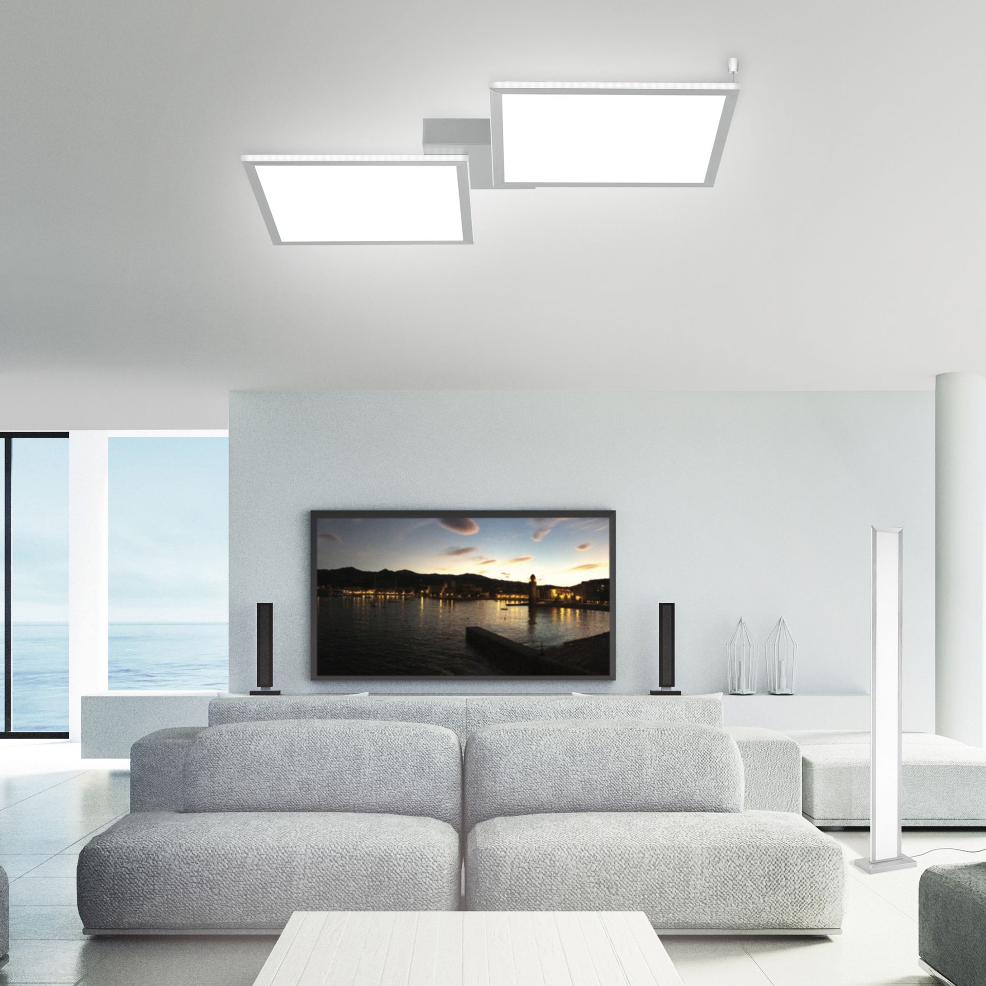 Decken und Wandleuchten von Q Smart Home Lights bei SEGMÜLLER