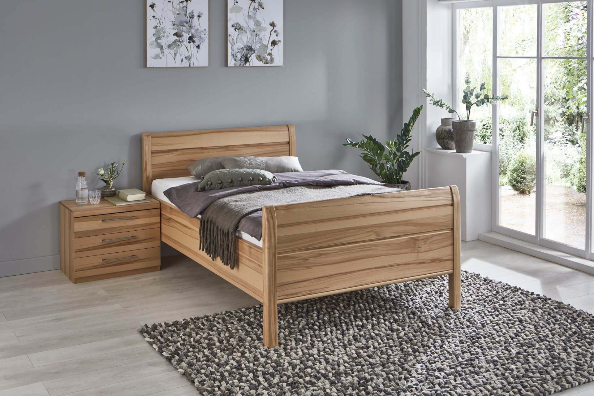 Bett Comfort-V90x200 cm-CDisselkamp-Holz-Braun-3592245-00001-1
