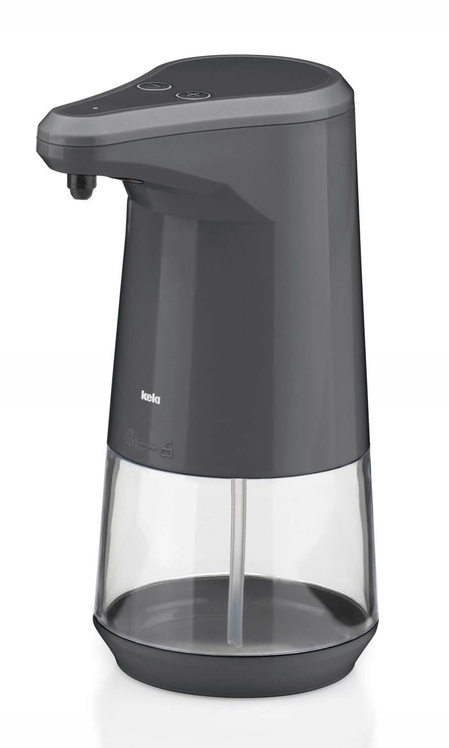 Automatik Seifenspender Aurie vor weißem Hintergrund.