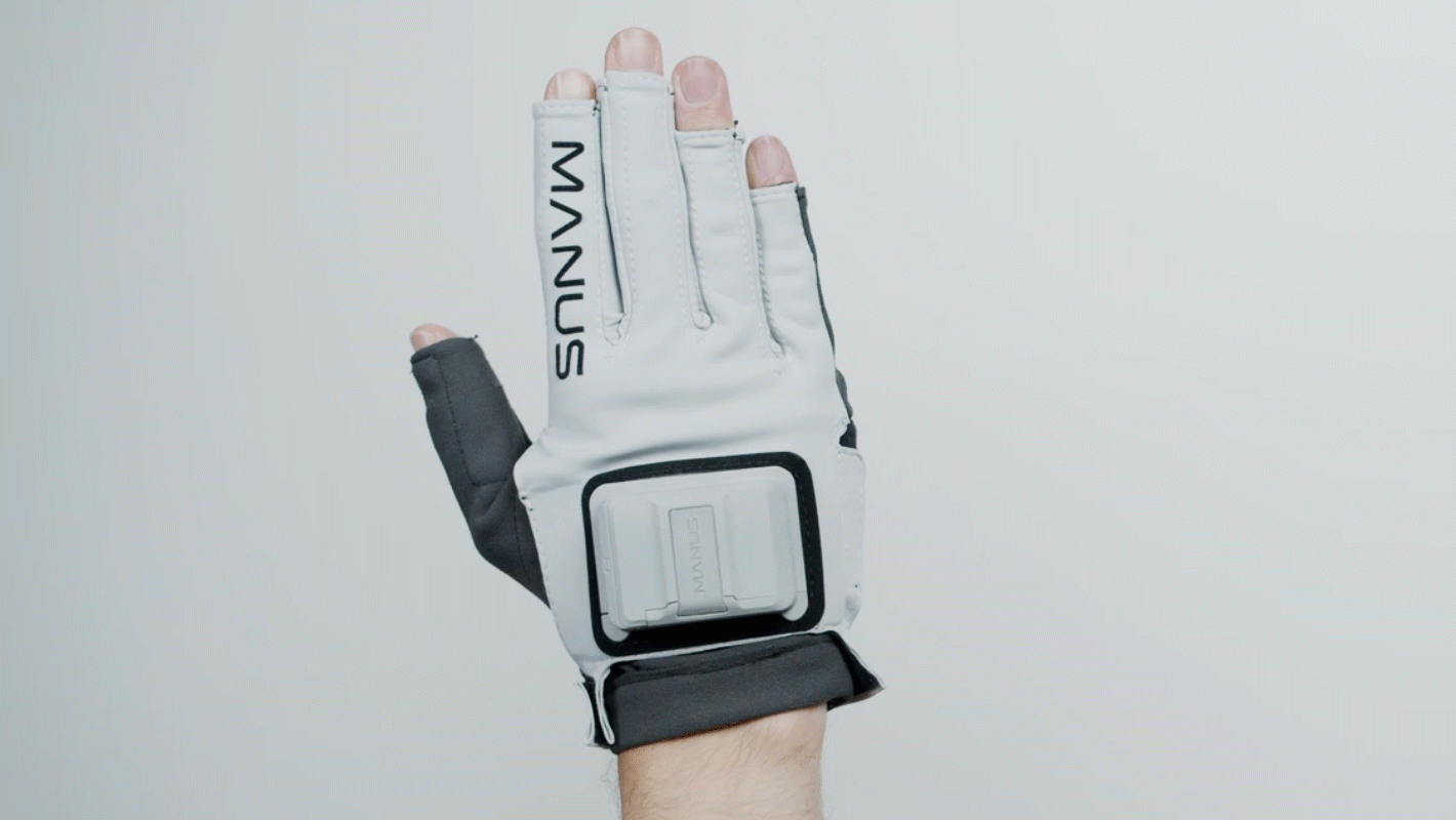 démonstration du suivi des doigts gants manus vr prime 2