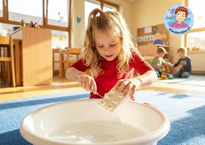 tanden vullen met kleuters, kleuteridee 1