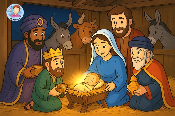 Beweegverhaal kerst, kleuteridee