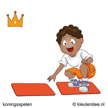 De koninklijke trein, koningsspelen voor kleuters, kleuteridee