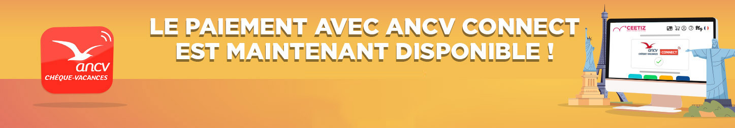 Paiement avec ANCV Connect disponible