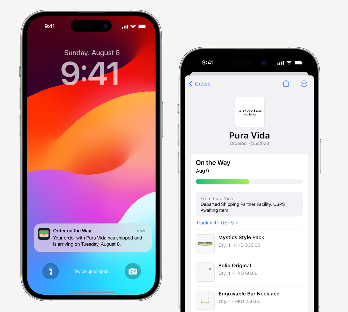 AfterShip X Отслеживание заказов Apple Wallet