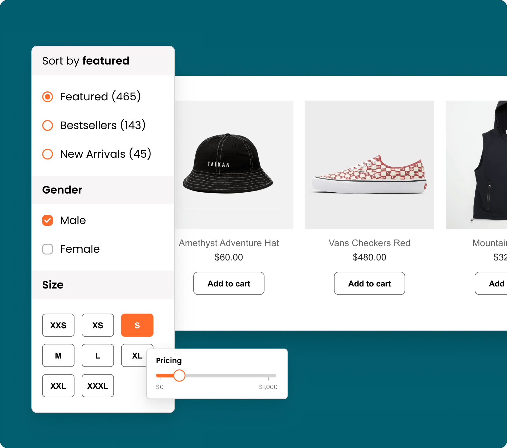 Personalized category pages