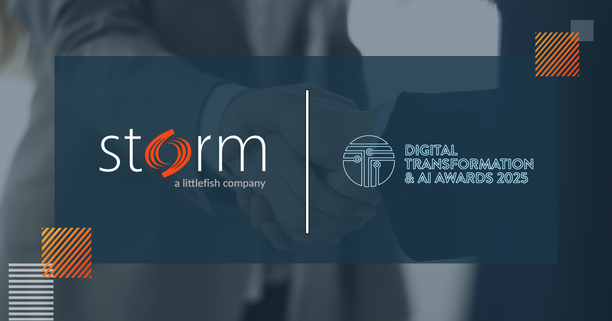 Storm Technology Shortlisted for Digital Transformation & AI Awards