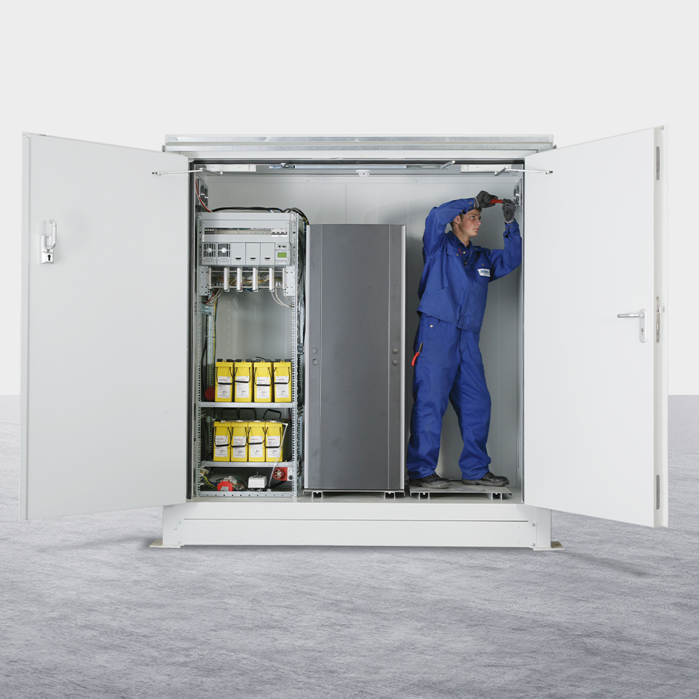 Maßgeschneiderter Technikcontainer von Denios