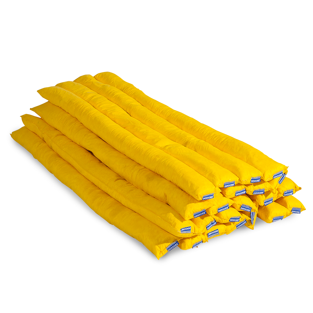 DENSORB chemieabsorptiemiddel opzuigslangen voor het indammen van lekkages, lengte 1,2 m, 20 stuks