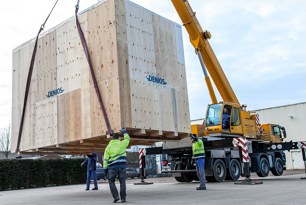 4. lépés: Szállítás a helyszínre