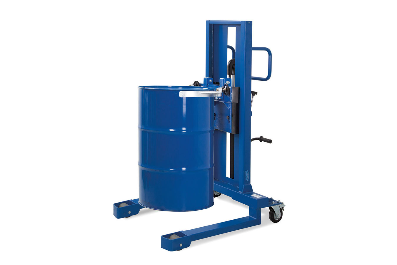Manipulação de bidão de aço com elevador de bidões Servo