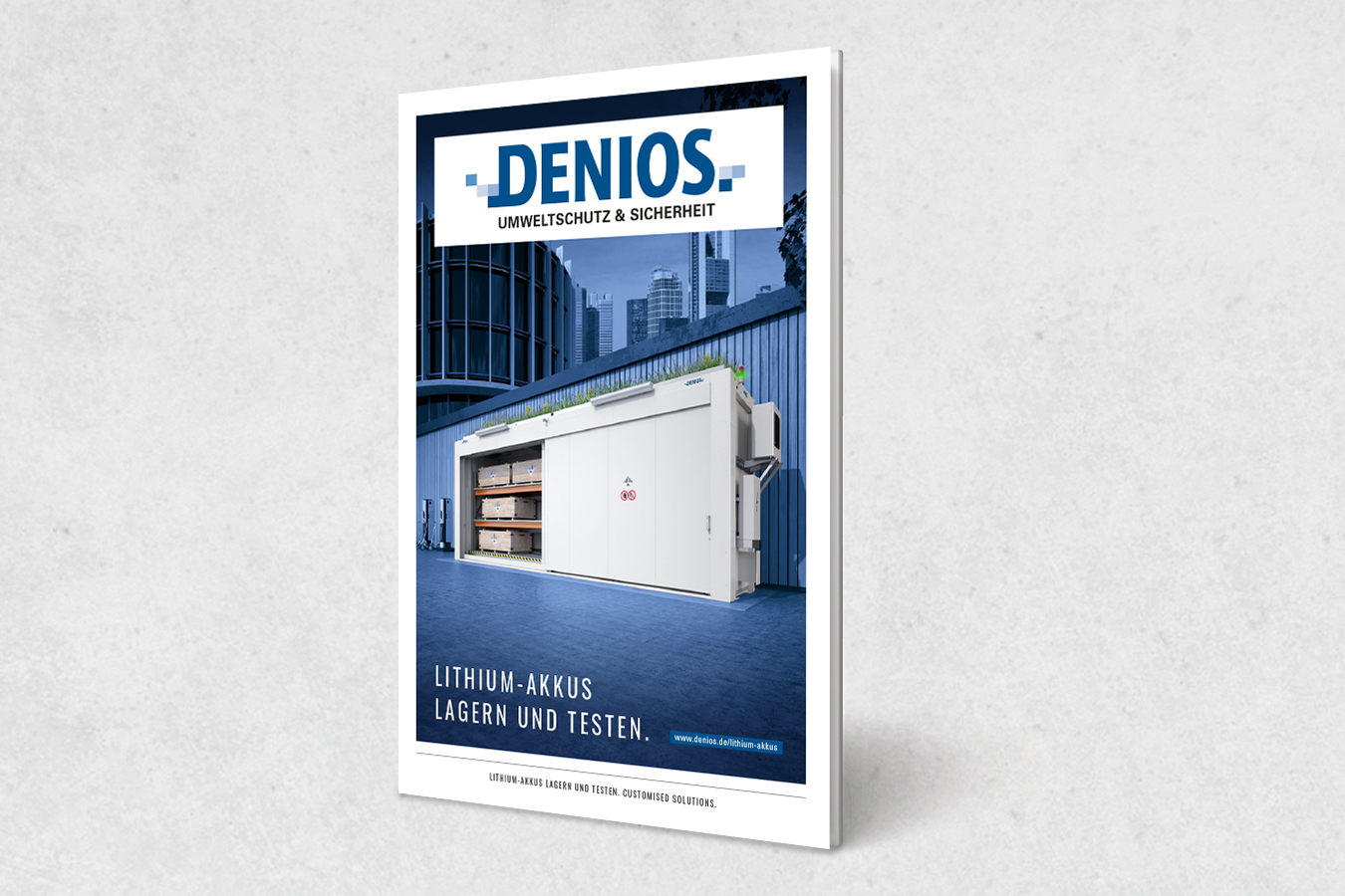 Lithium-Energiespeicher sicher lagern und testen