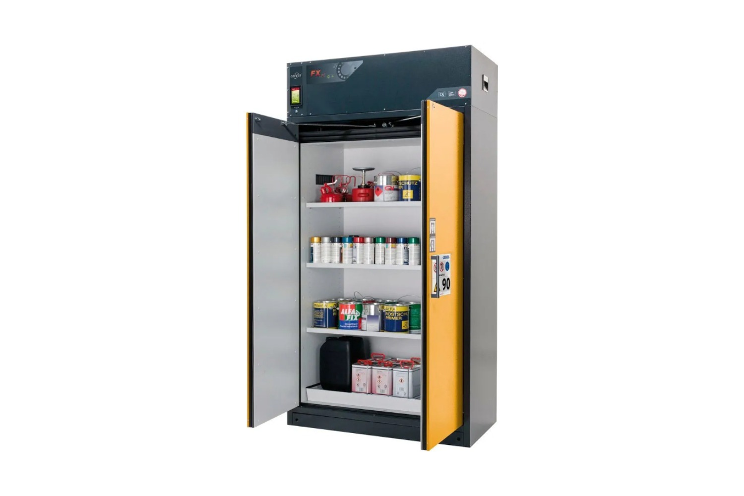 armoire ventilée custos pour produits chimiques