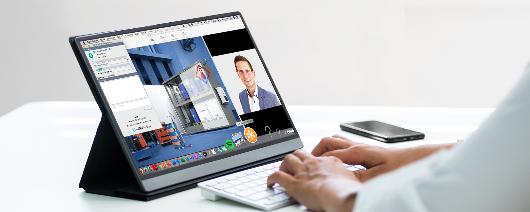Webinareinladung Wärmebehandlung von Stoffen in Fässern und IBC