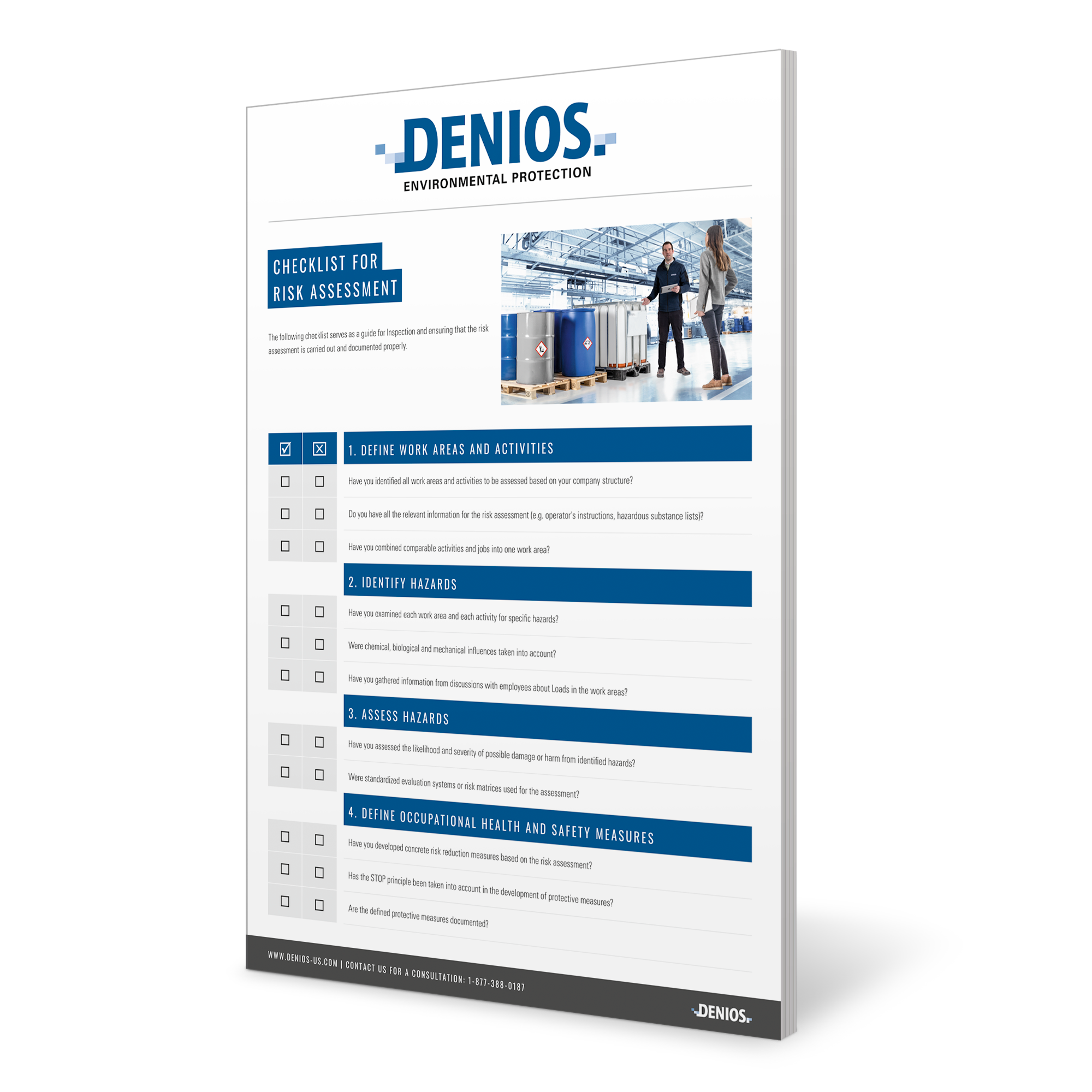 Risk Assessment Checklist for Workplace Safety | Free Guide