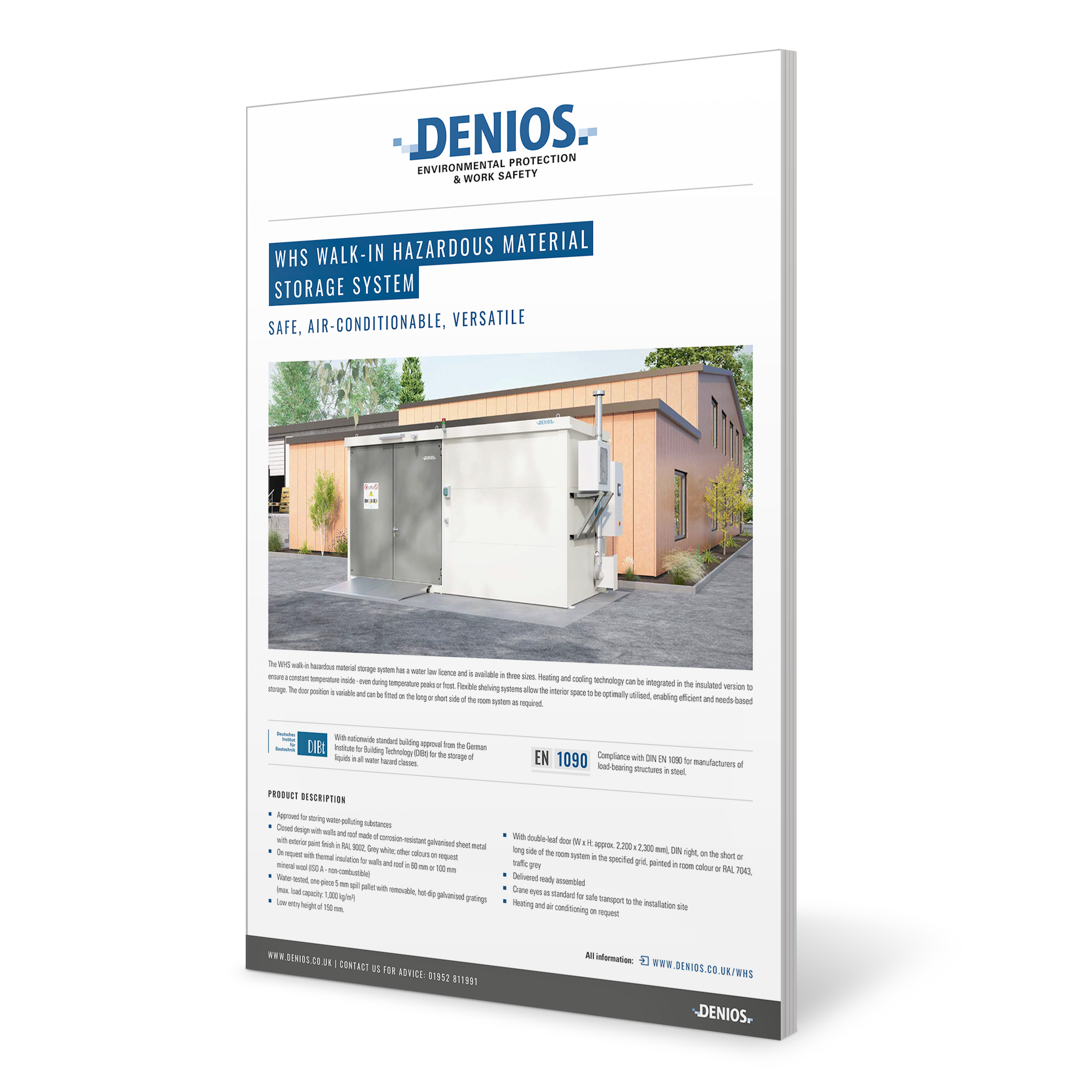 Information Flyer HazMat Storage WHS