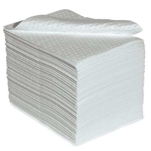DENSORB olie-absorptiematten voor het absorberen van olie, Economy Single, zwaar, 40 x 50cm, 100st.