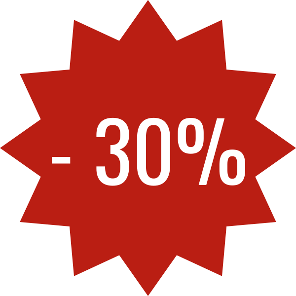 30% korting