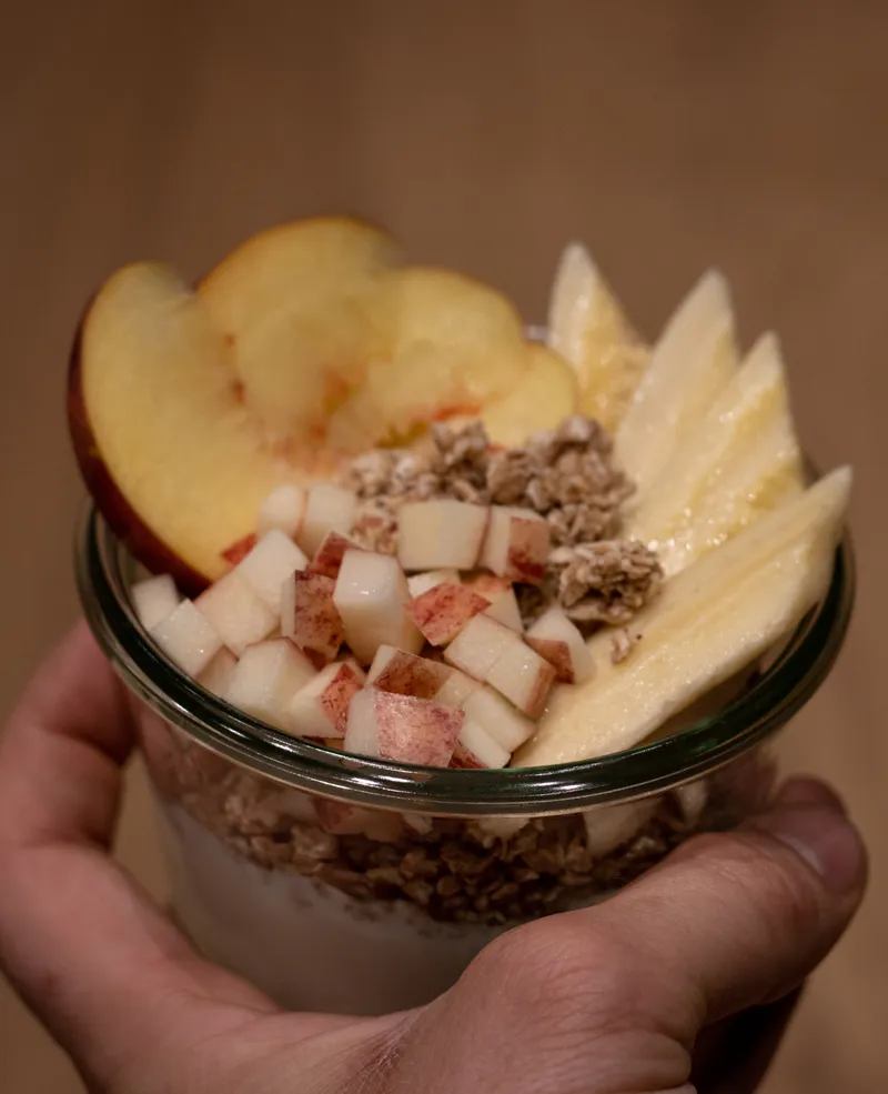 Maschinenraum müsli frühstück