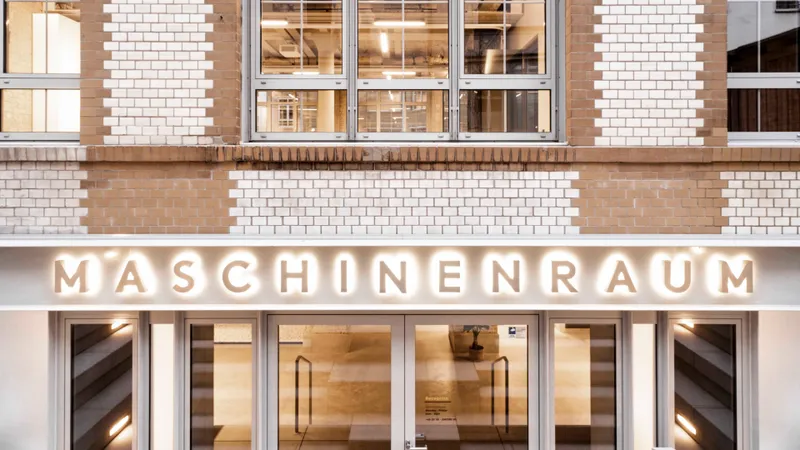 Maschinenraum Co-Working und Event Space Eingang