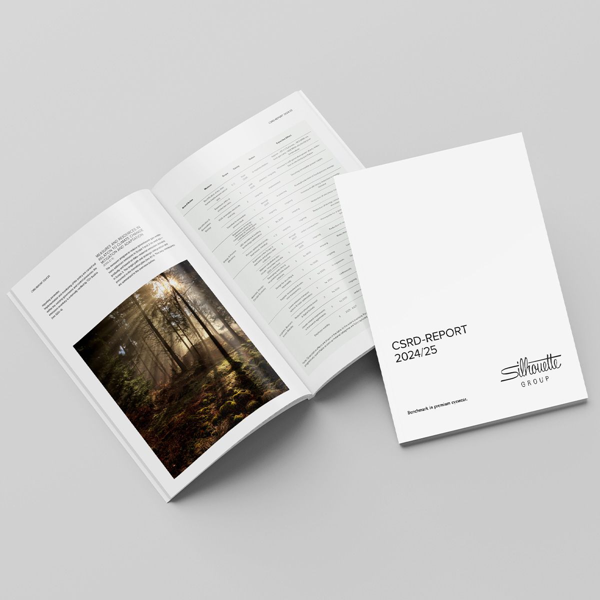 We don't have to.</br> We want to. Our sustainability report.