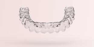 Streifen um Zähne zu schleifen