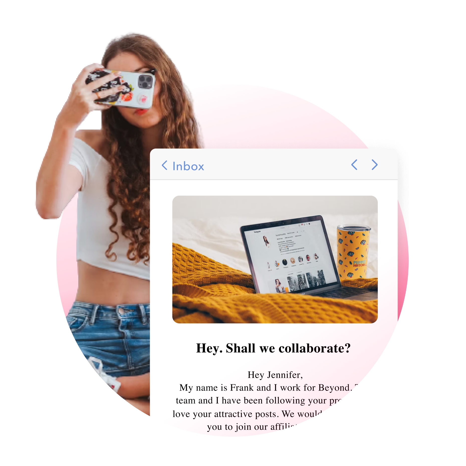 Send influencer outreach emails