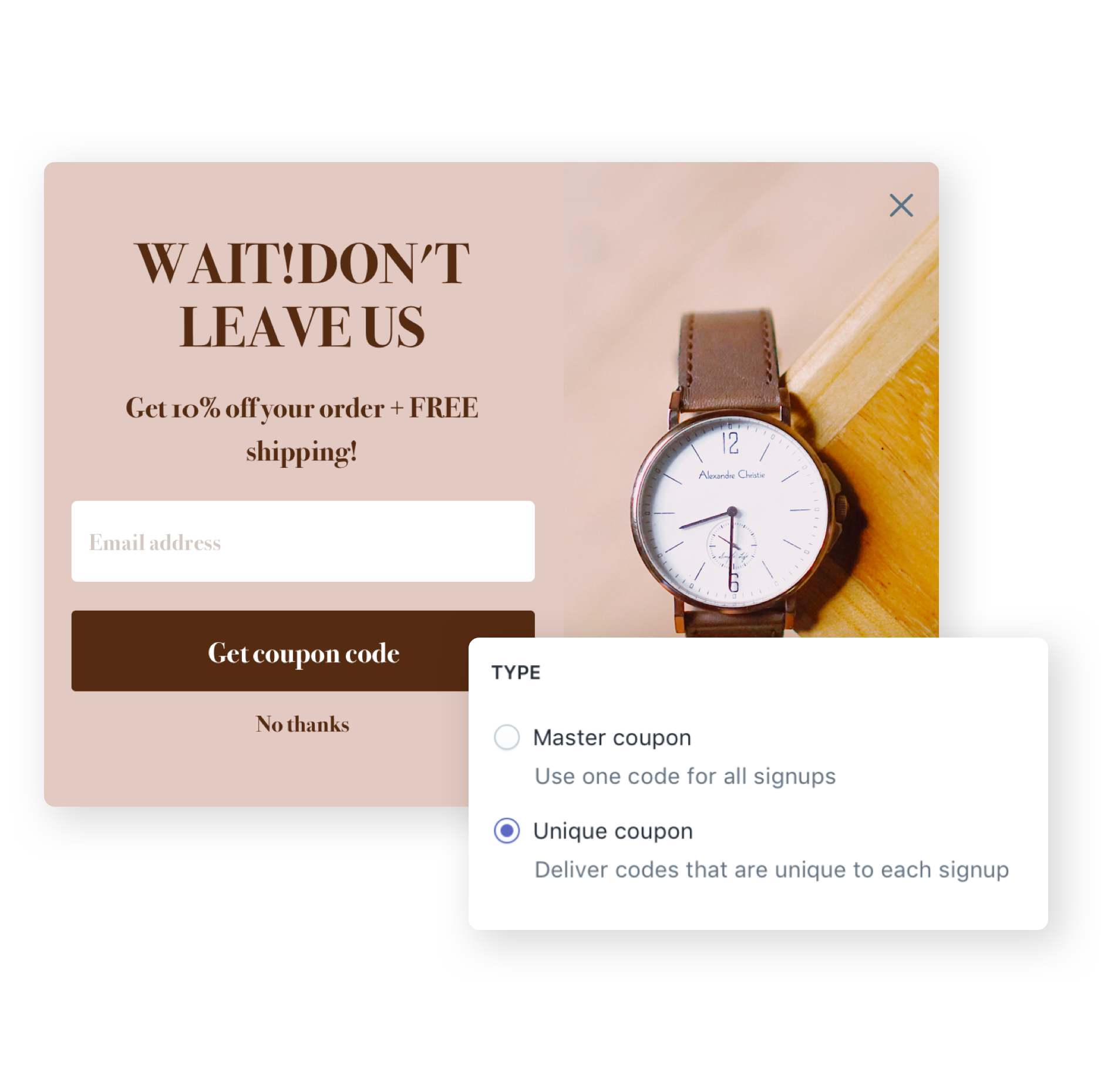Coupon management