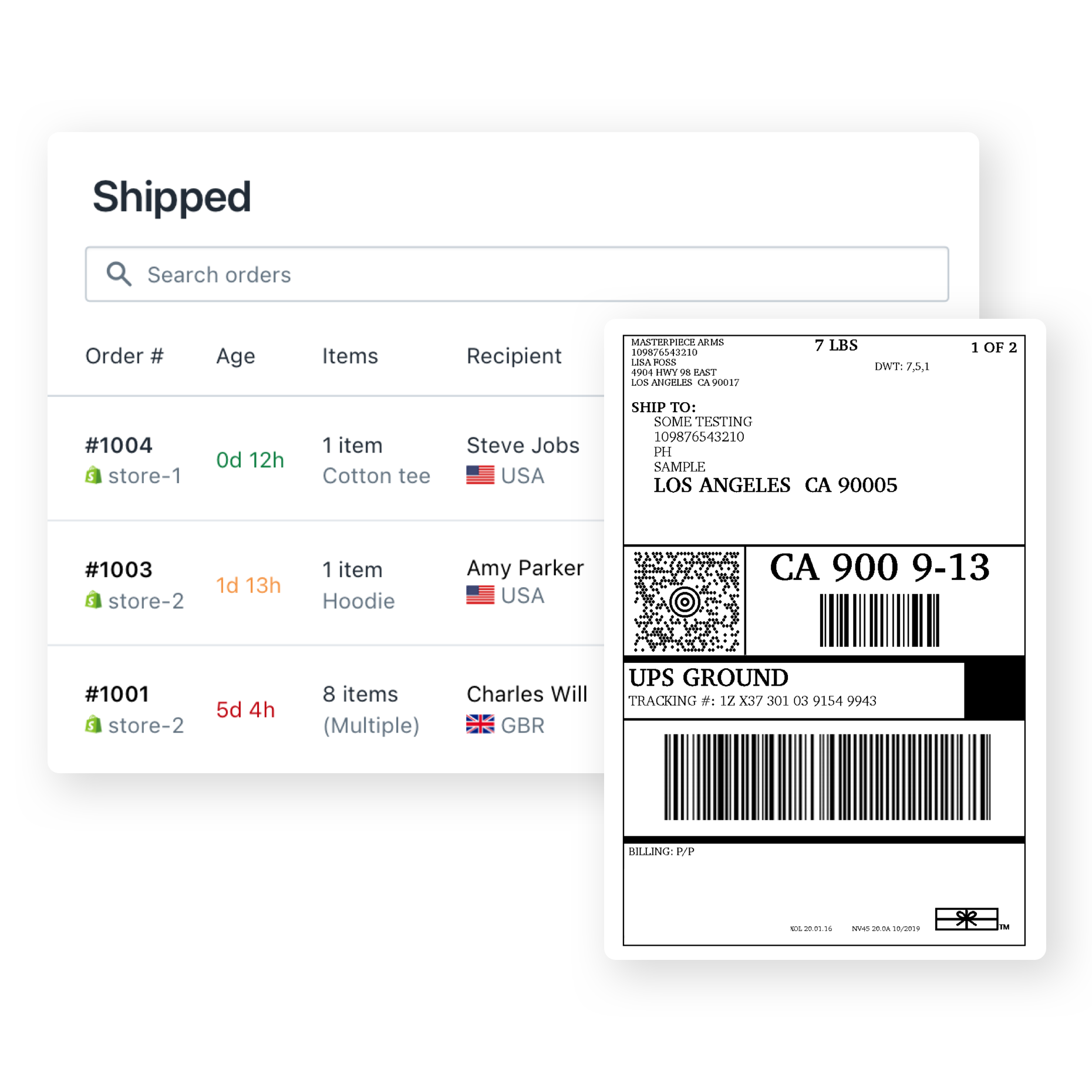 Order management portal