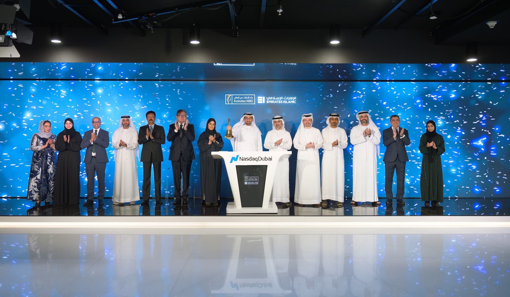 Nasdaq Dubai Emirates NBD and Emirates Islamic ring Nasdaq