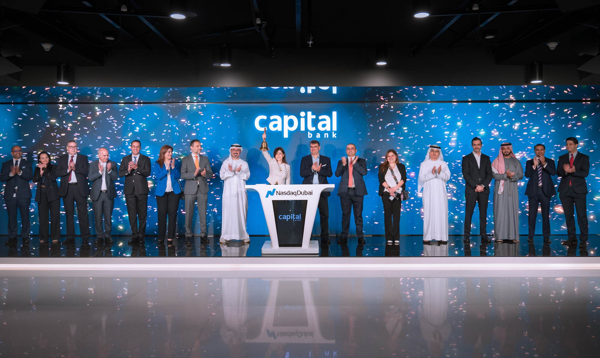 Nasdaq Dubai Jordan’s Capital Bank rings Nasdaq Dubai bell to