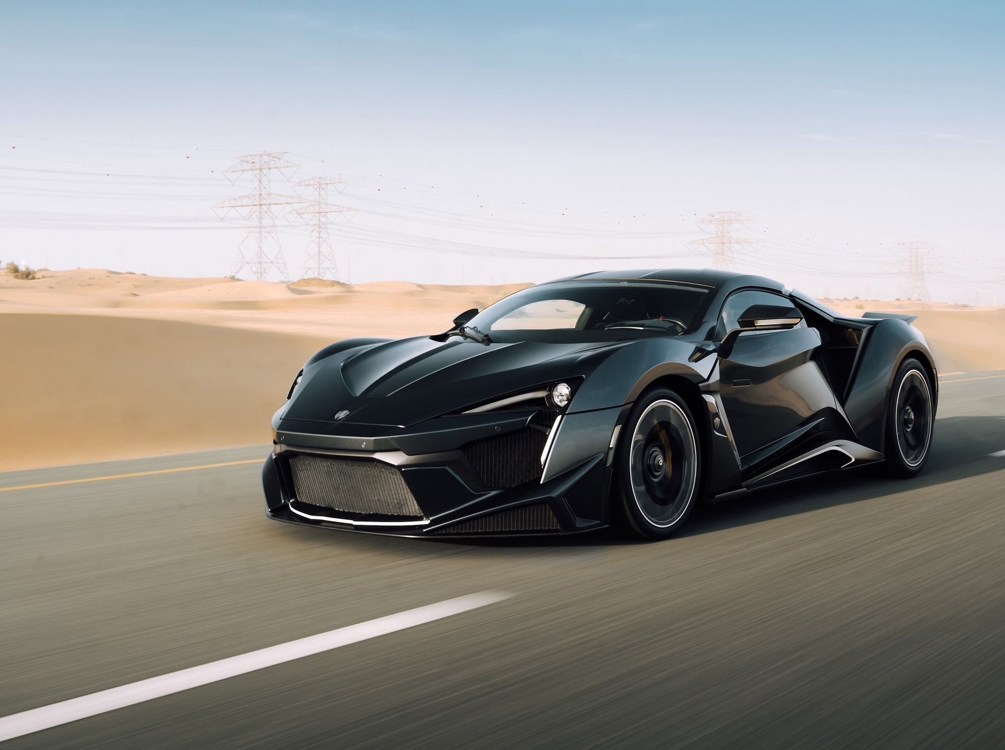 Fenyr Supersport car speeding