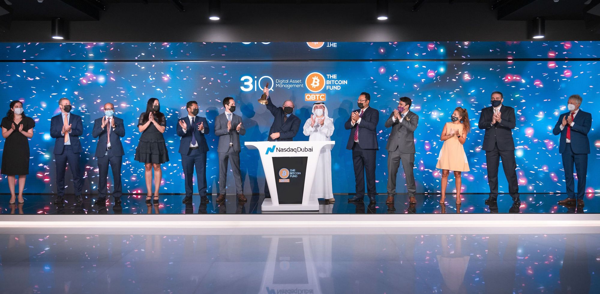 3iQ Bell Ringing at Nasdaq Dubai MarketSite