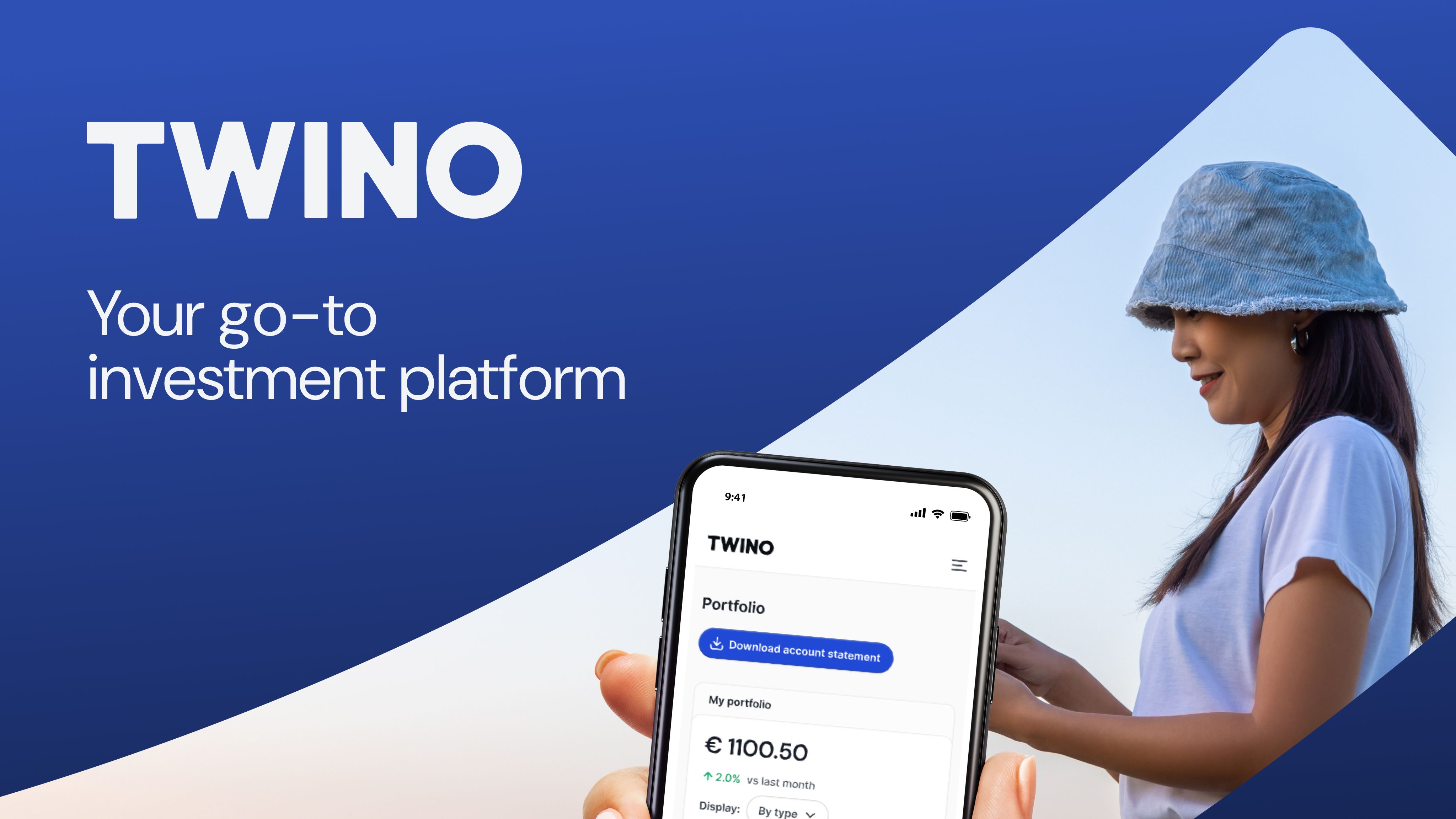 Homepage screenshot of twino.eu