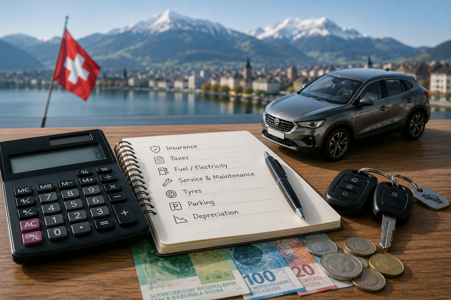 Was kostet dich ein Auto in der Schweiz wirklich pro Monat?