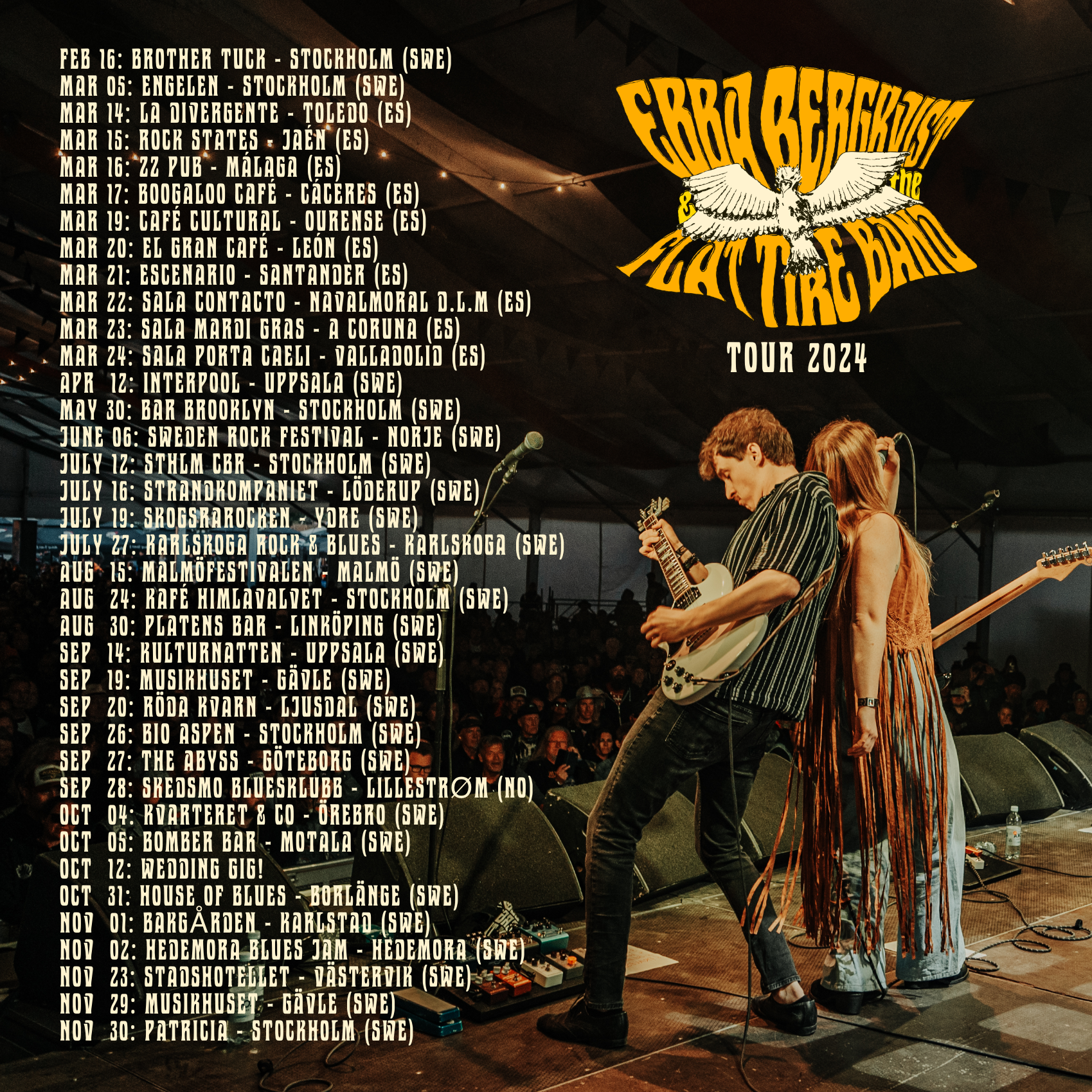 Ebba Bergkvist & the flat tire band image
