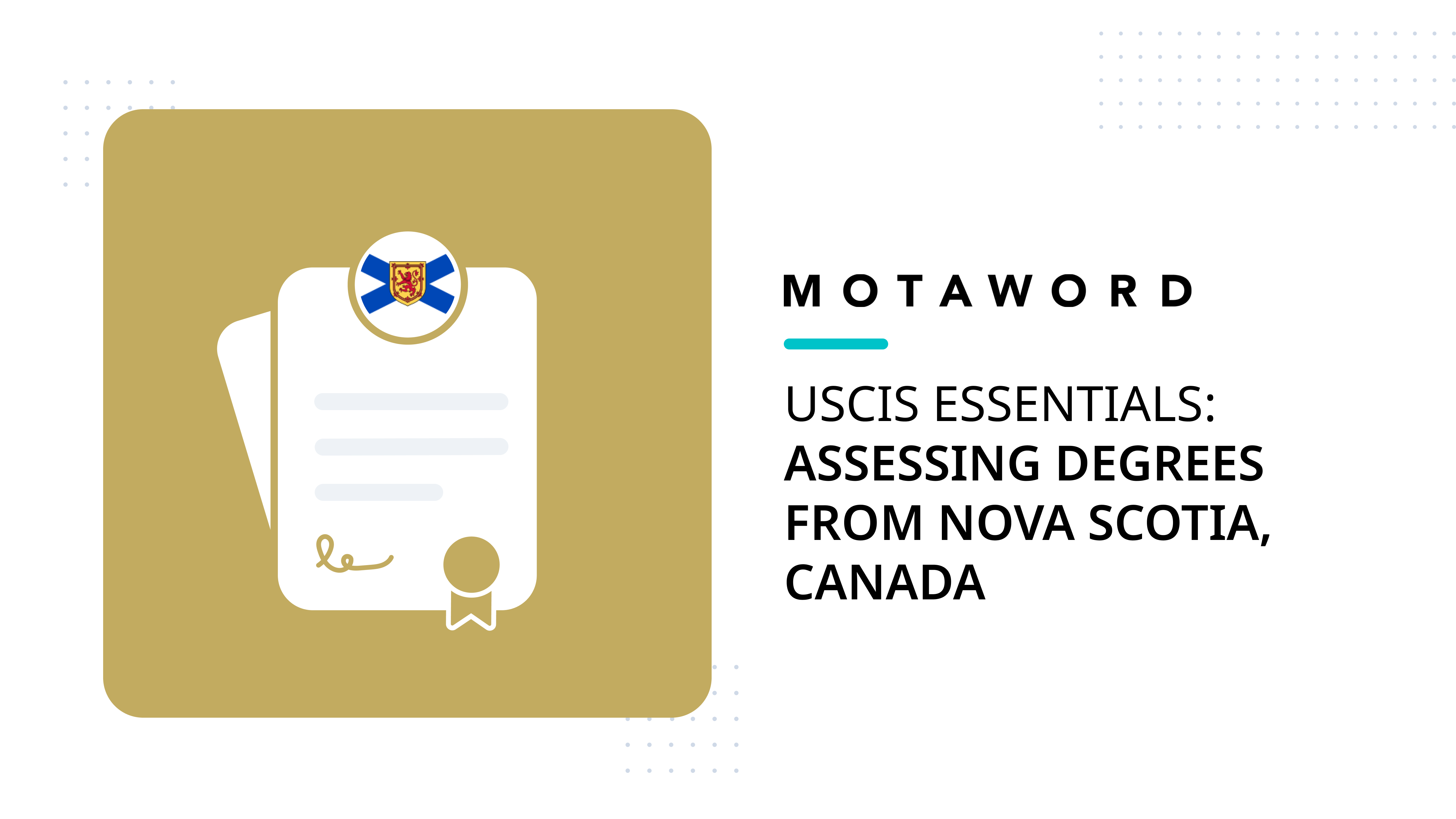Evaluating Nova Scotia Degrees for USCIS A Complete Guide