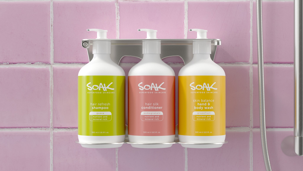 SOAK SUPERFOOD SKINCARE Hotel Amenities Vanity Group