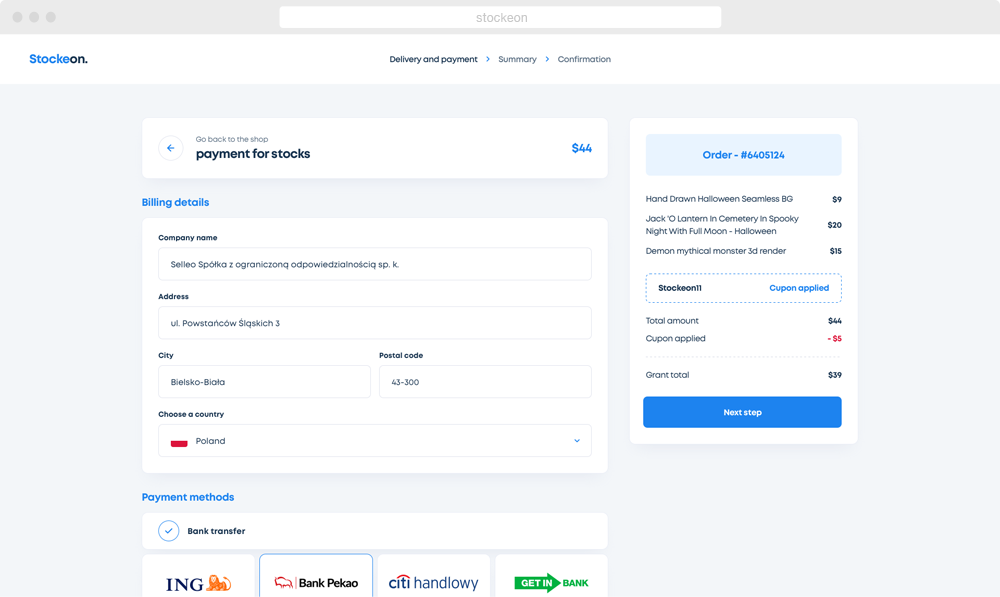 Stockeon API