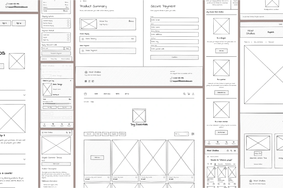 Styleguide-components-mockup