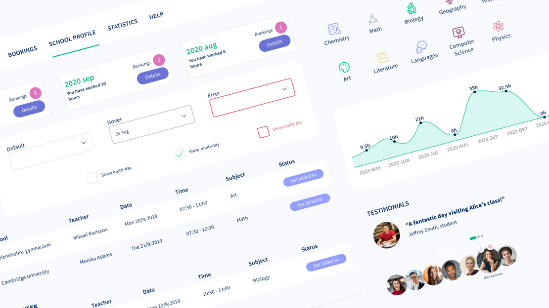 Styleguide-components-mockup