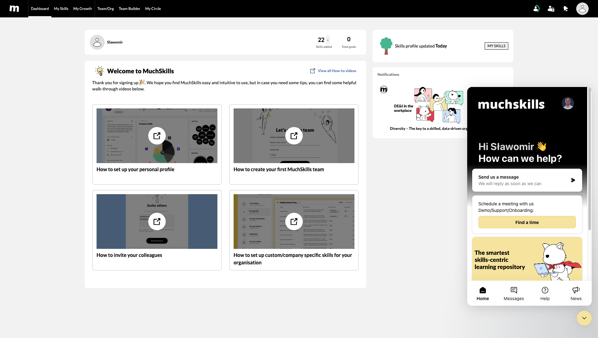 Muchskills Dashboard 1