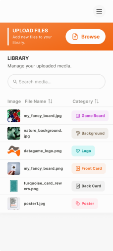 Datagame project