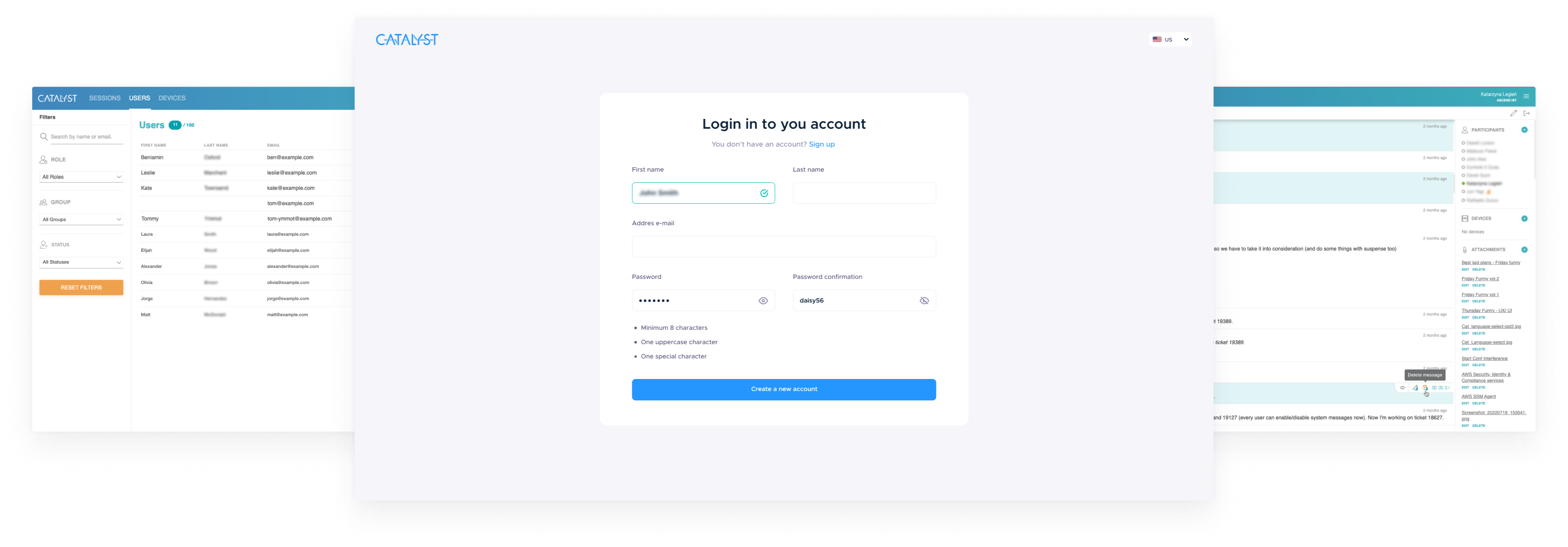 User flow