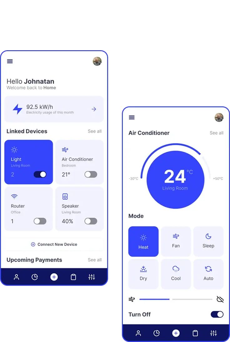 Homeoss Result Screens