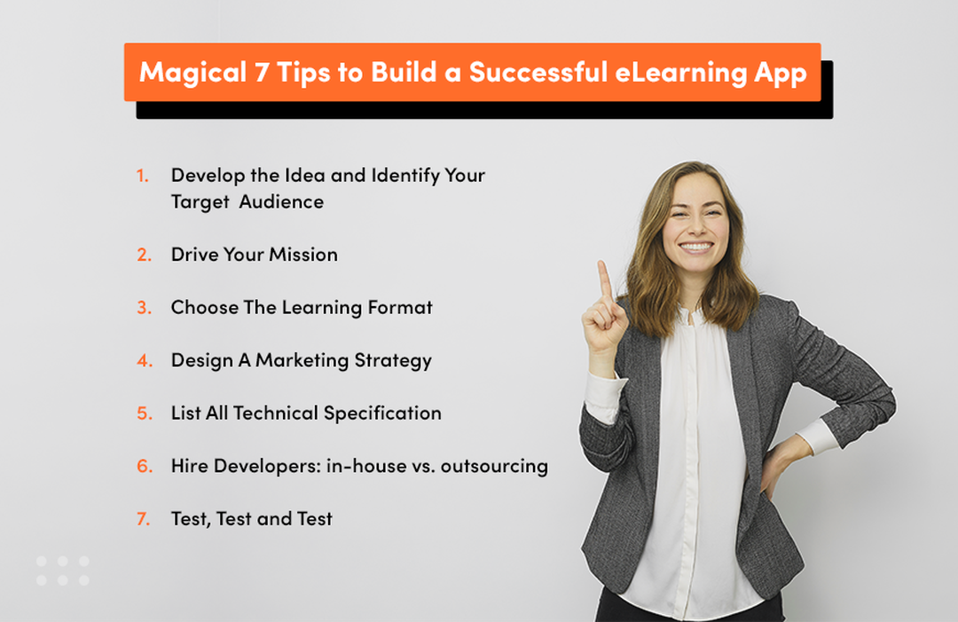 Tips to build a elearning app